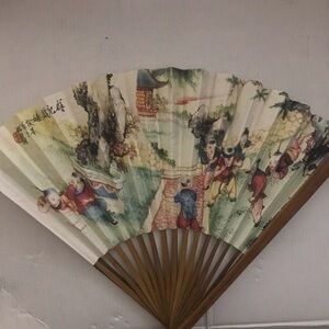 Asian folding fan rare